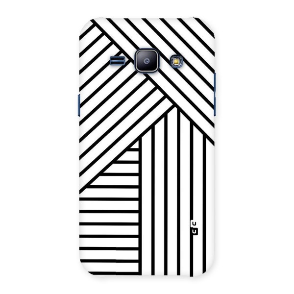 Lines Pattern Stripes Back Case for Galaxy J1