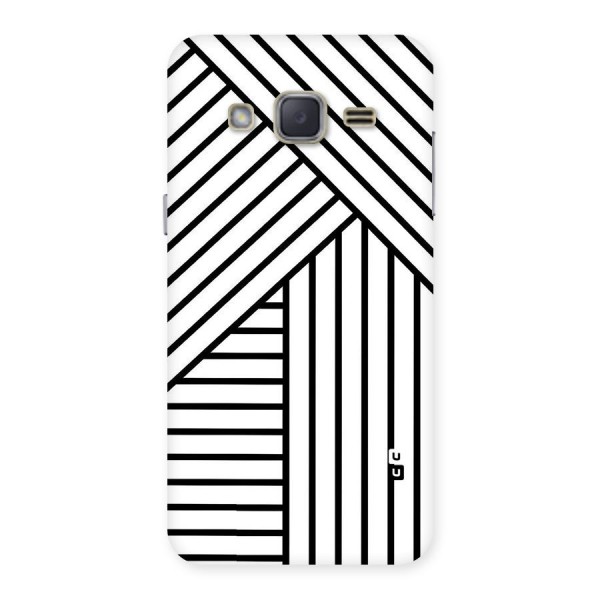 Lines Pattern Stripes Back Case for Galaxy J2
