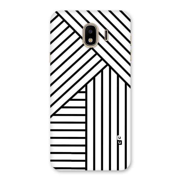 Lines Pattern Stripes Back Case for Galaxy J4