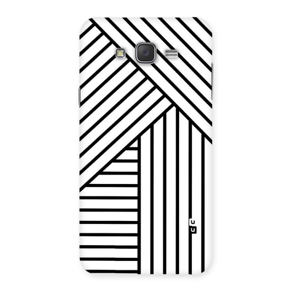 Lines Pattern Stripes Back Case for Galaxy J7
