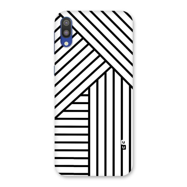 Lines Pattern Stripes Back Case for Galaxy M10