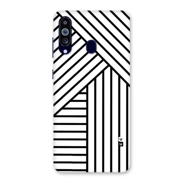 Lines Pattern Stripes Back Case for Galaxy M40