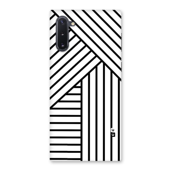 Lines Pattern Stripes Back Case for Galaxy Note 10