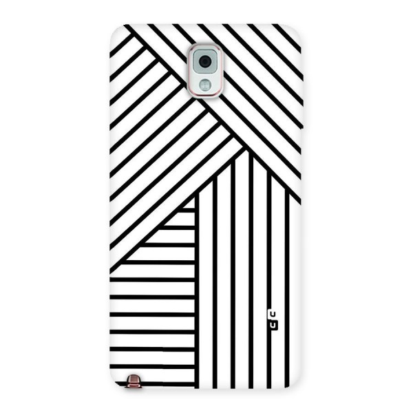 Lines Pattern Stripes Back Case for Galaxy Note 3