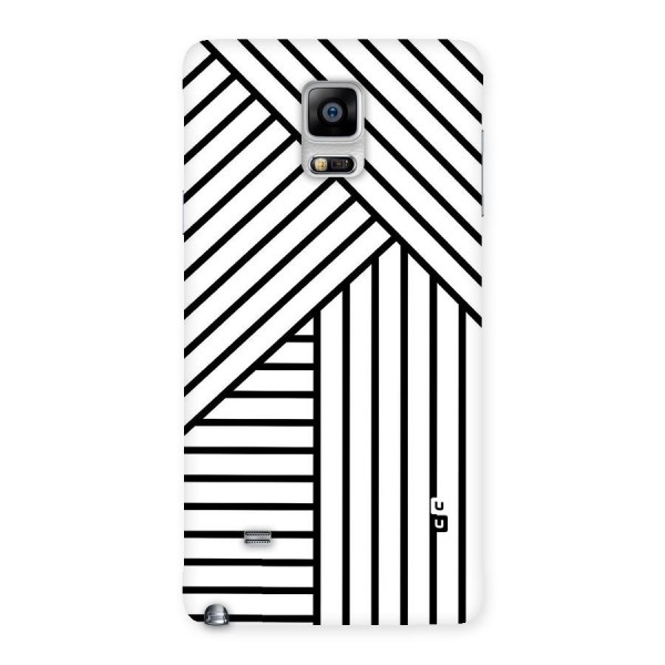 Lines Pattern Stripes Back Case for Galaxy Note 4