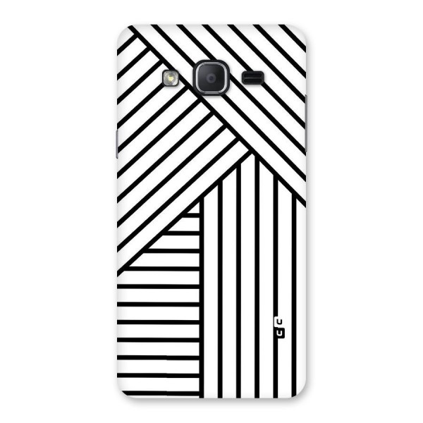 Lines Pattern Stripes Back Case for Galaxy On7 2015