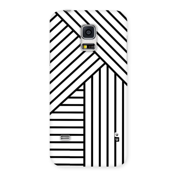 Lines Pattern Stripes Back Case for Galaxy S5 Mini