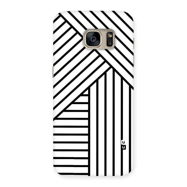 Lines Pattern Stripes Back Case for Galaxy S7