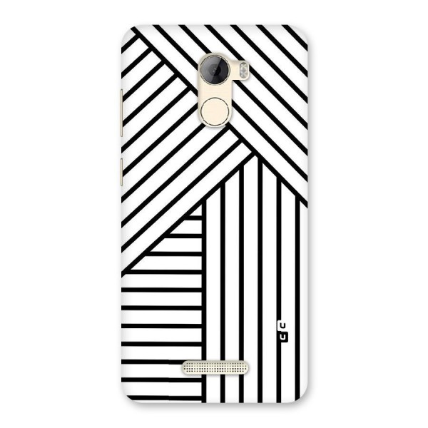 Lines Pattern Stripes Back Case for Gionee A1 LIte