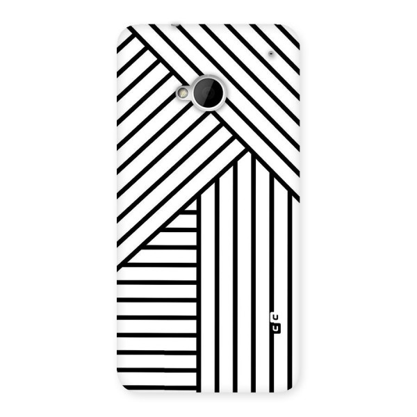 Lines Pattern Stripes Back Case for HTC One M7