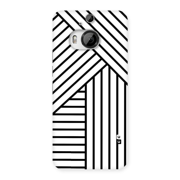 Lines Pattern Stripes Back Case for HTC One M9 Plus