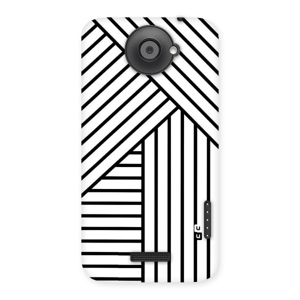 Lines Pattern Stripes Back Case for HTC One X