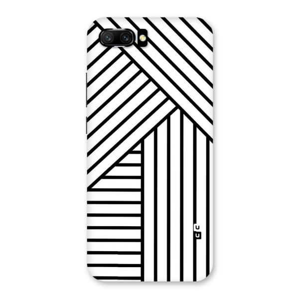 Lines Pattern Stripes Back Case for Honor 10