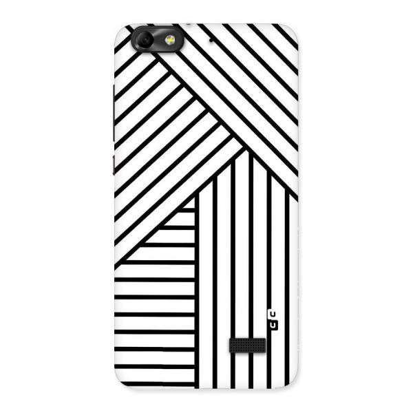 Lines Pattern Stripes Back Case for Honor 4C