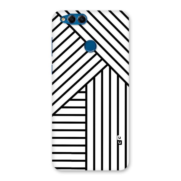 Lines Pattern Stripes Back Case for Honor 7X