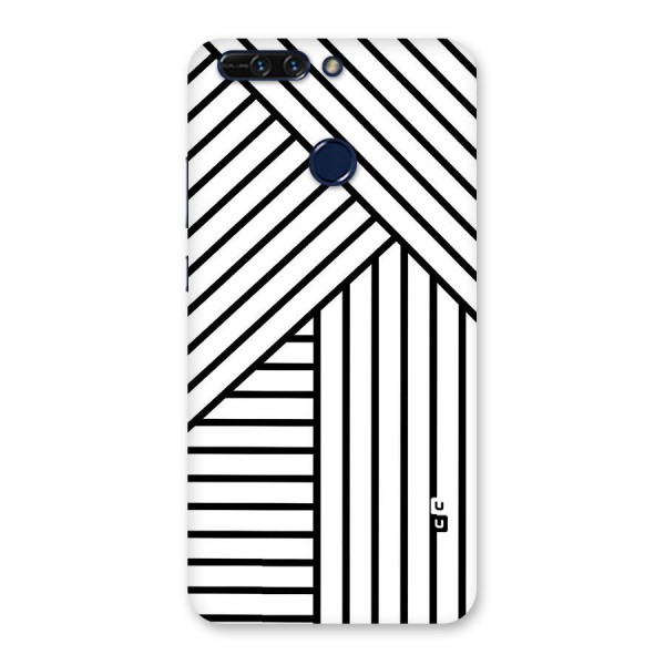 Lines Pattern Stripes Back Case for Honor 8 Pro