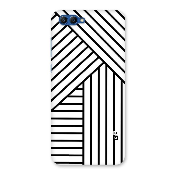 Lines Pattern Stripes Back Case for Honor View 10