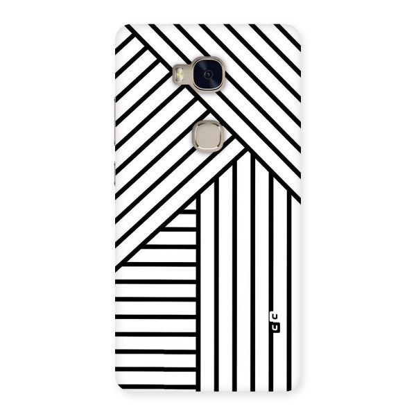 Lines Pattern Stripes Back Case for Huawei Honor 5X