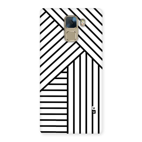 Lines Pattern Stripes Back Case for Huawei Honor 7