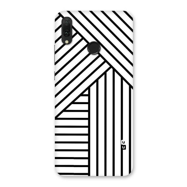 Lines Pattern Stripes Back Case for Huawei Y9 (2019)
