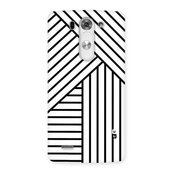 Lines Pattern Stripes Back Case for LG G3 Mini