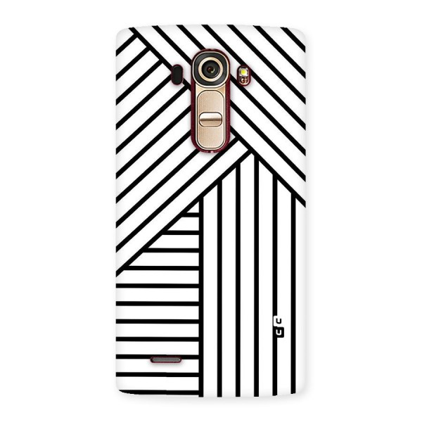 Lines Pattern Stripes Back Case for LG G4