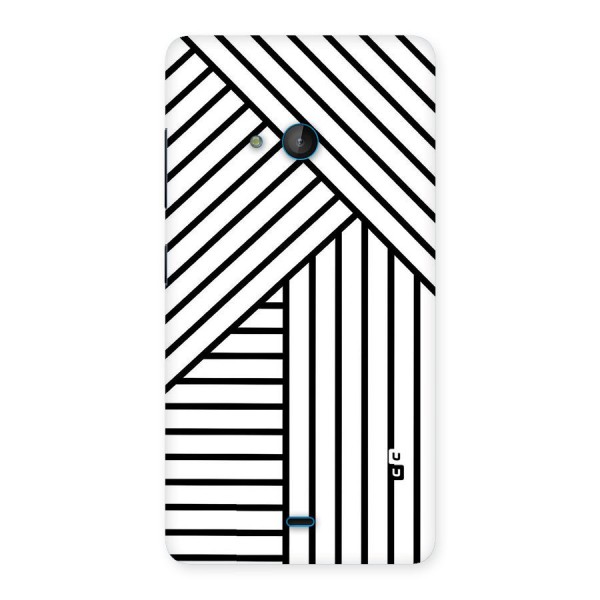 Lines Pattern Stripes Back Case for Lumia 540