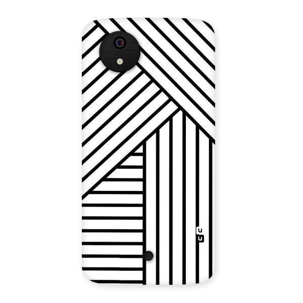 Lines Pattern Stripes Back Case for Micromax Canvas A1