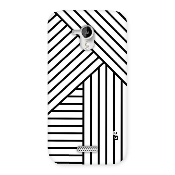 Lines Pattern Stripes Back Case for Micromax Canvas HD A116