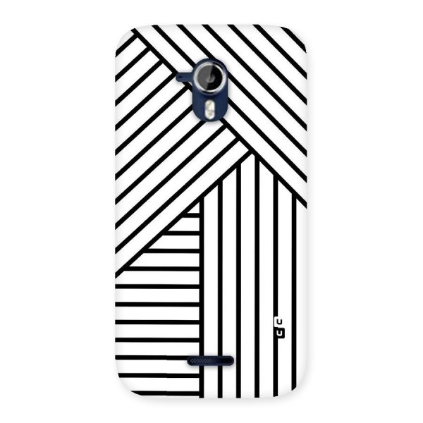 Lines Pattern Stripes Back Case for Micromax Canvas Magnus A117