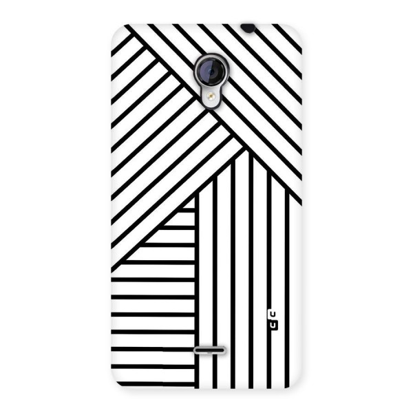 Lines Pattern Stripes Back Case for Micromax Unite 2 A106