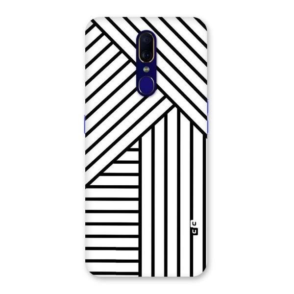 Lines Pattern Stripes Back Case for Oppo A9