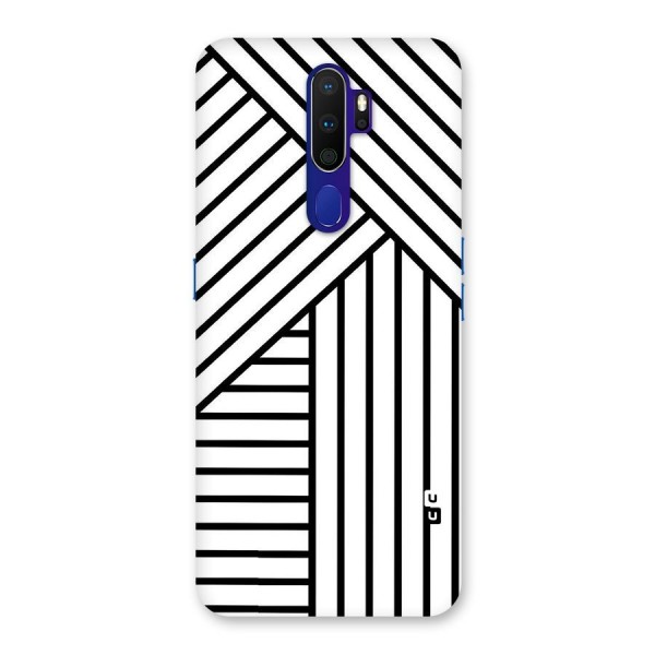 Lines Pattern Stripes Back Case for Oppo A9 (2020)