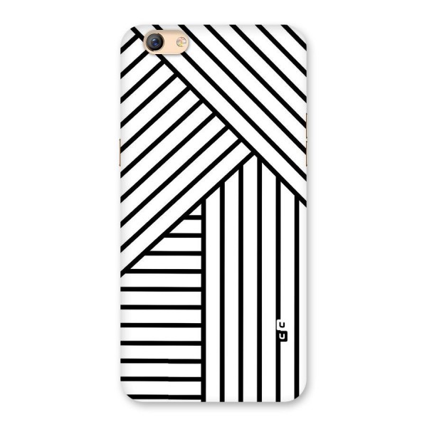 Lines Pattern Stripes Back Case for Oppo F3 Plus