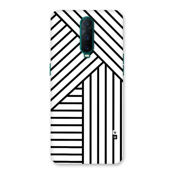 Lines Pattern Stripes Back Case for Oppo R17 Pro