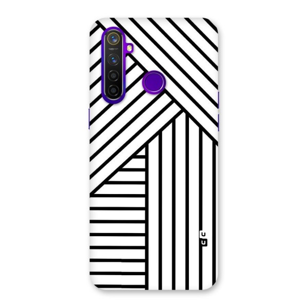 Lines Pattern Stripes Back Case for Realme 5 Pro