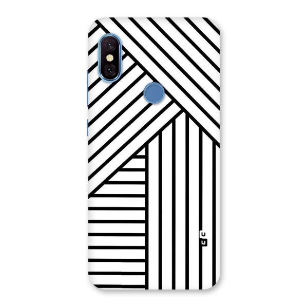 Lines Pattern Stripes Back Case for Redmi Note 6 Pro