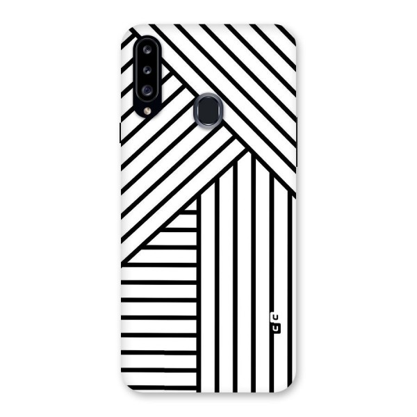 Lines Pattern Stripes Back Case for Samsung Galaxy A20s