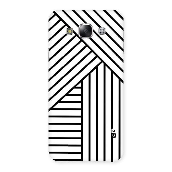 Lines Pattern Stripes Back Case for Samsung Galaxy E5