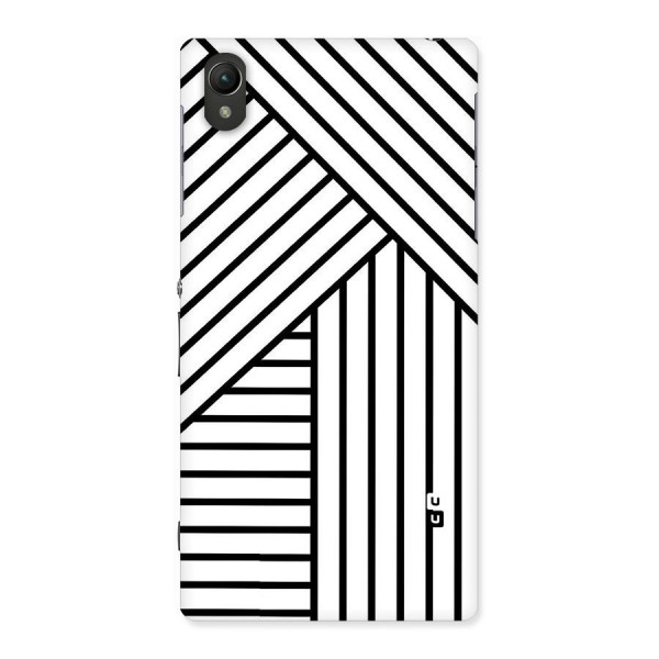 Lines Pattern Stripes Back Case for Sony Xperia Z1