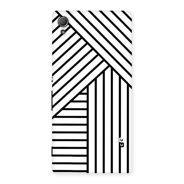 Lines Pattern Stripes Back Case for Xperia Z3 Plus