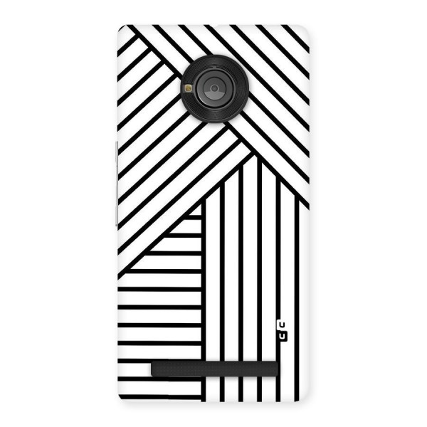Lines Pattern Stripes Back Case for Yu Yuphoria