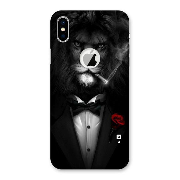 Lion Class Back Case for iPhone XS Logo Cut
