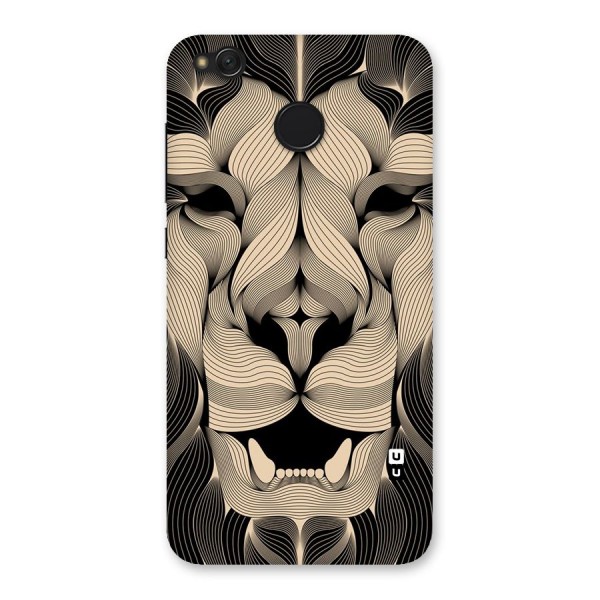 Lion Shape Design Back Case for Redmi 4