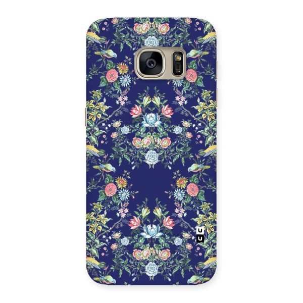 Little Flowers Pattern Back Case for Galaxy S7