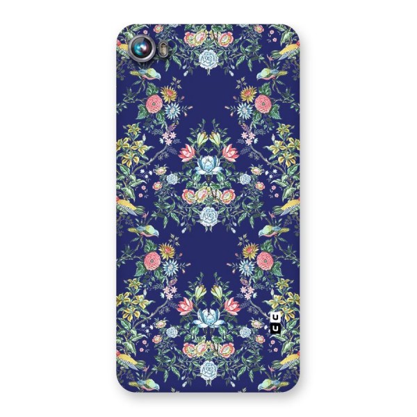 Little Flowers Pattern Back Case for Micromax Canvas Fire 4 A107