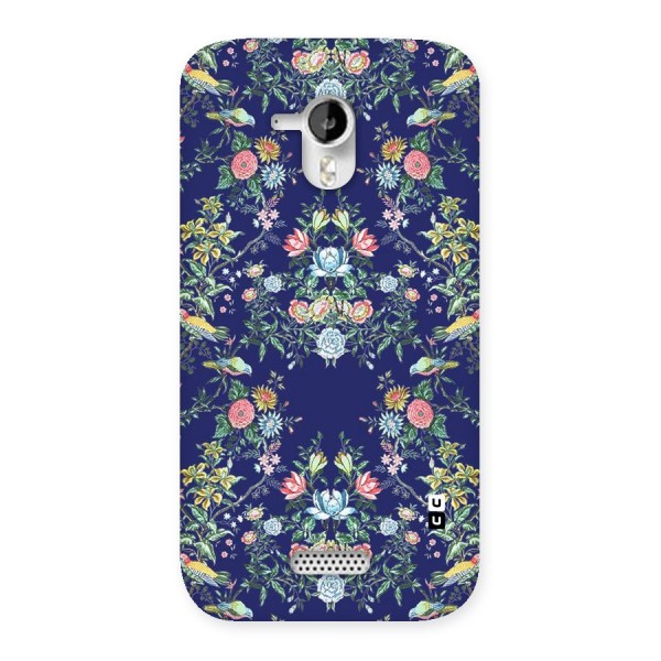 Little Flowers Pattern Back Case for Micromax Canvas HD A116