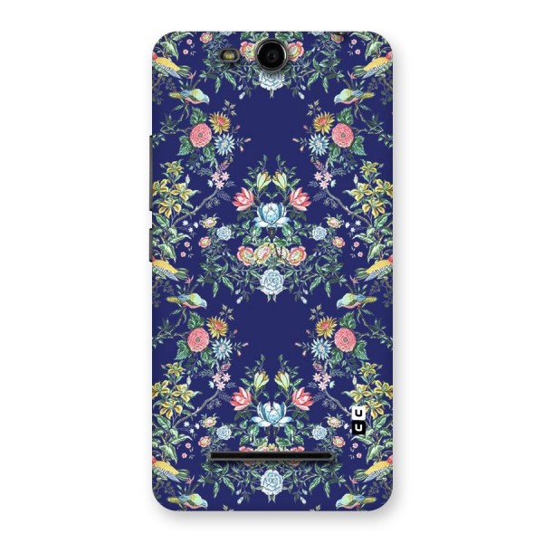 Little Flowers Pattern Back Case for Micromax Canvas Juice 3 Q392