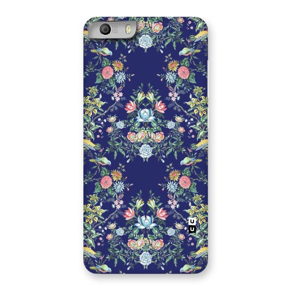 Little Flowers Pattern Back Case for Micromax Canvas Knight 2