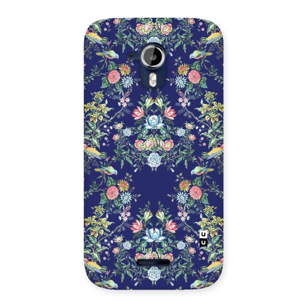 Little Flowers Pattern Back Case for Micromax Canvas Magnus A117